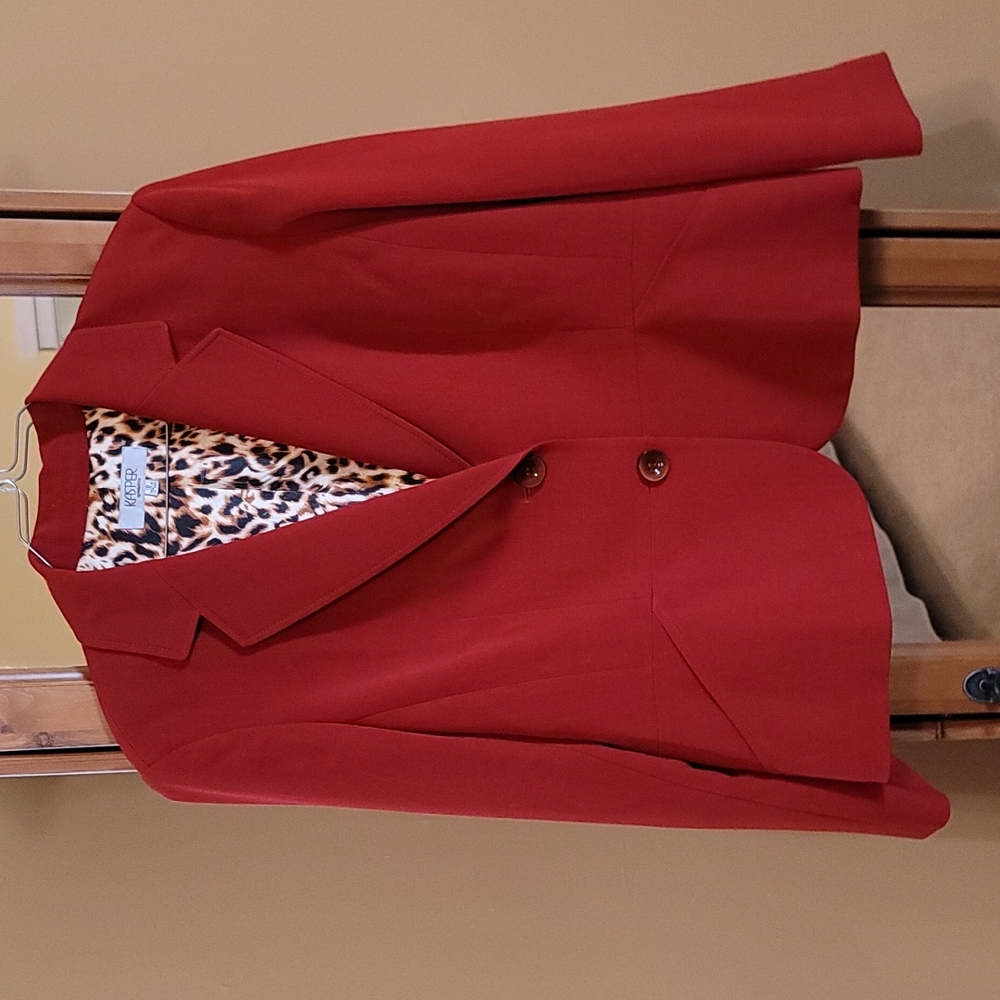 Kasper, Burnt Red Blazer, size 18